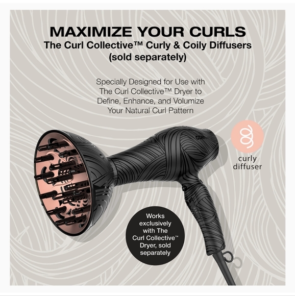 Conair The Curl Collective Diffuser - Wavy to Curly Pink - Picture 6 of 13